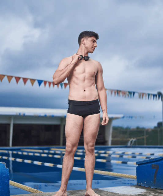 OX Swim - Solid Black - Boxer